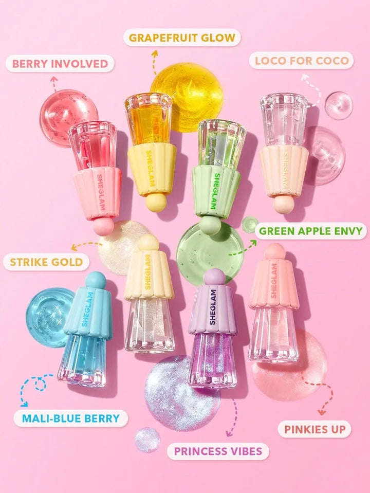 SHEGLAM LIP OIL / JELLY WOW HYDERATING LIP OIL