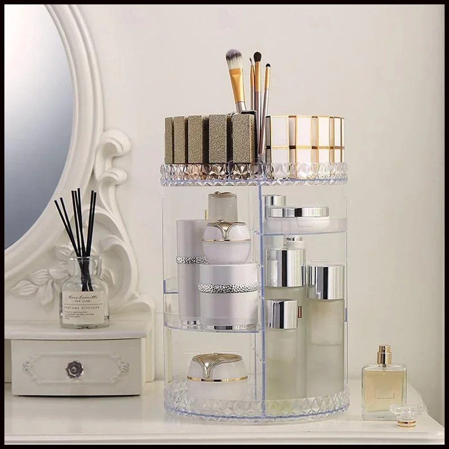360 degree MAKEUP ROTATIING ORGANIZER -26