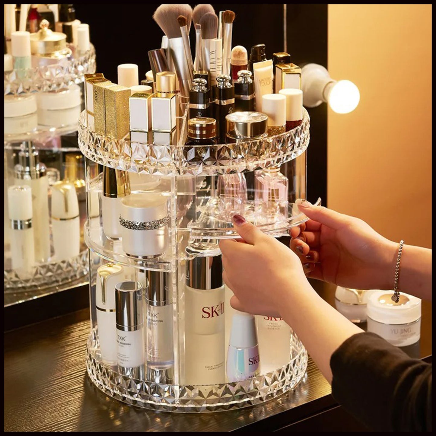 360 degree MAKEUP ROTATIING ORGANIZER -26
