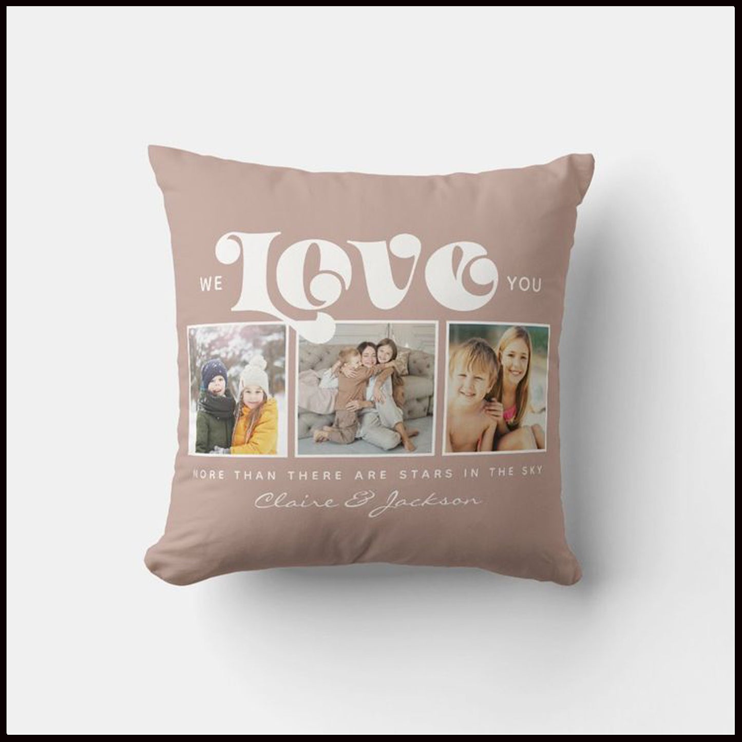 CUSTOMIZED CANVAS CUSHION