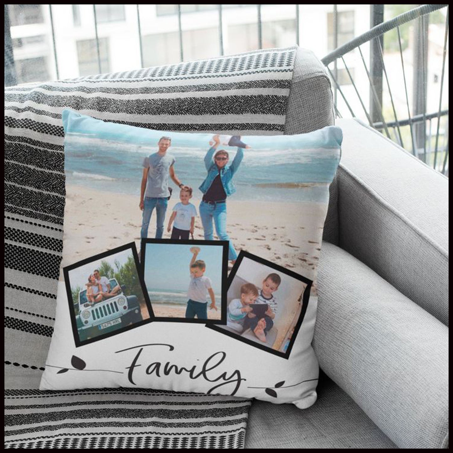 CUSTOMIZED CANVAS CUSHION