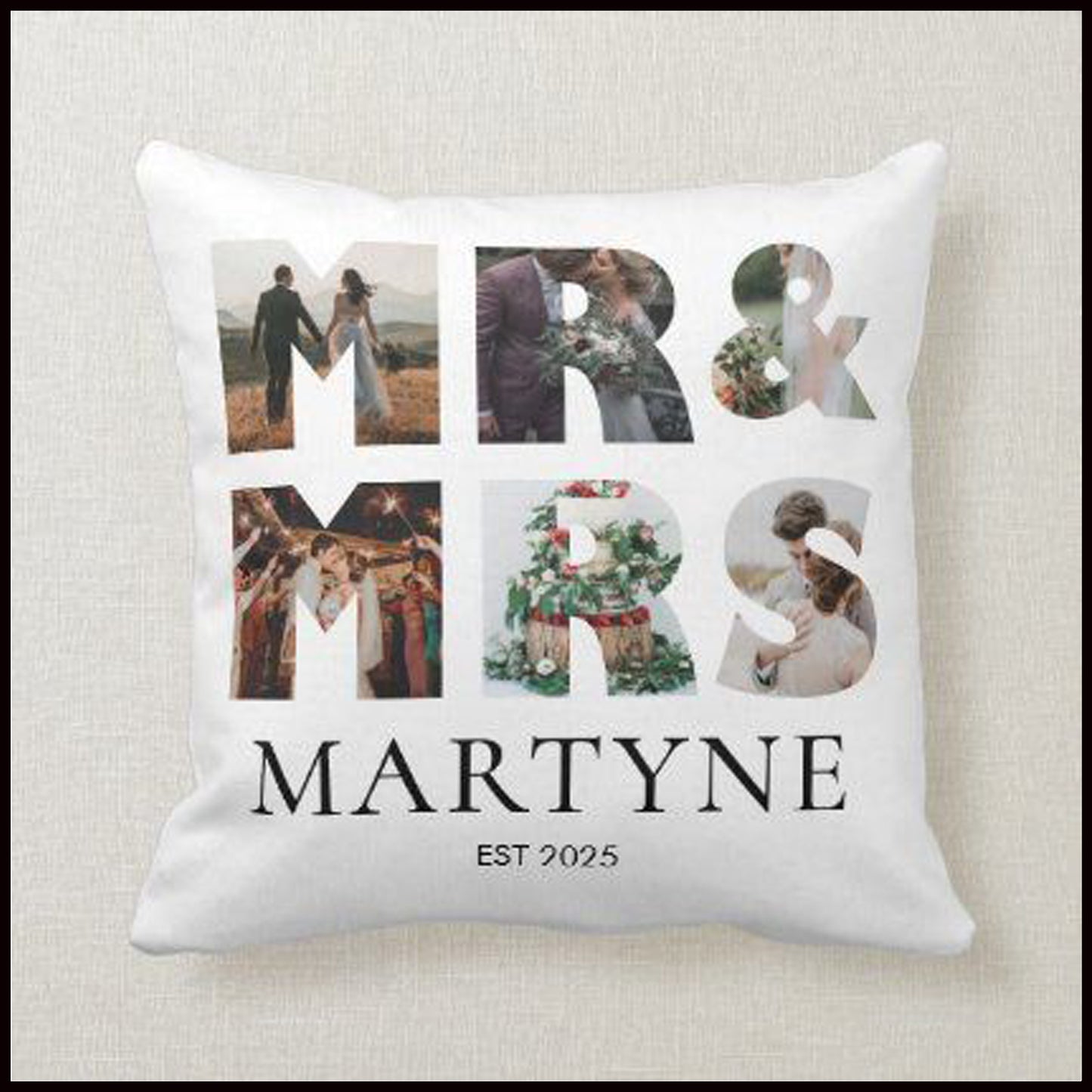 CUSTOMIZED CANVAS CUSHION