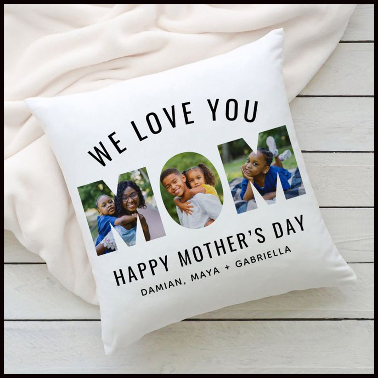 CUSTOMIZED CANVAS CUSHION