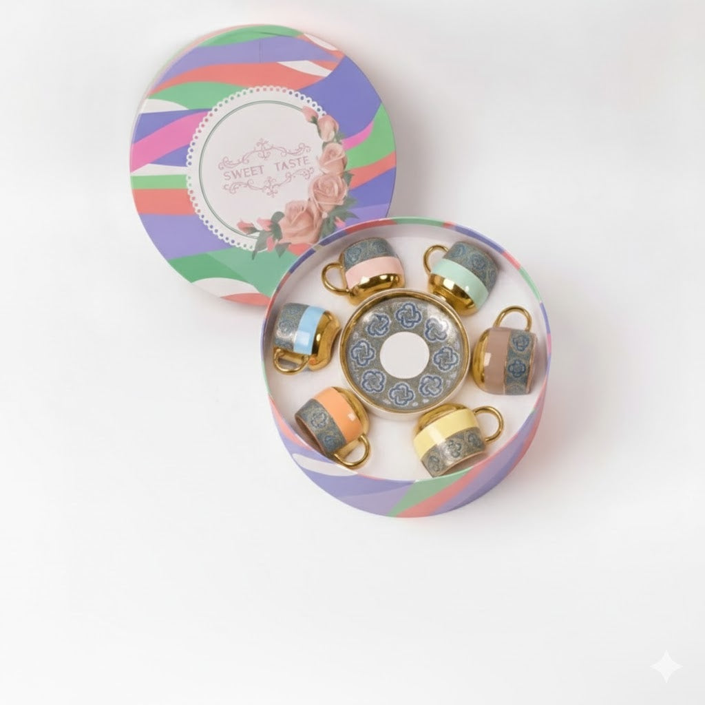 Elegant Ceramic Tea Set Gift Box