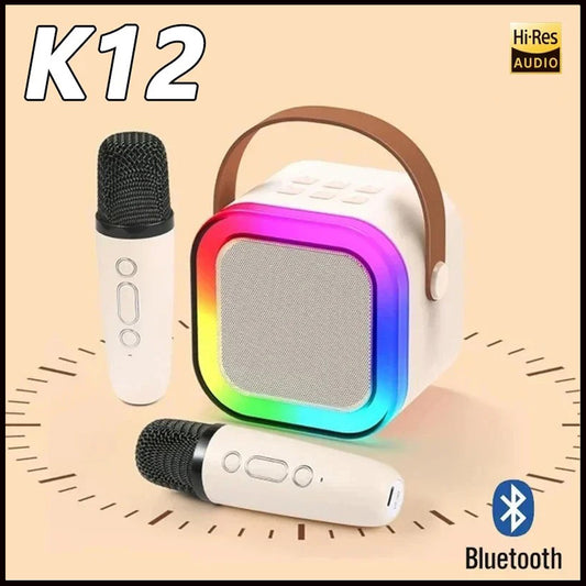 K12 KARAOKE MACHINE WITH 1-2 WIRELESS MICROPHONES -13