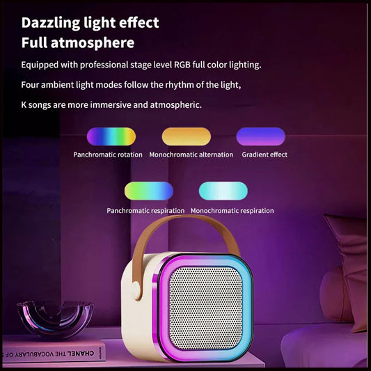 K12 KARAOKE MACHINE WITH 1-2 WIRELESS MICROPHONES -13