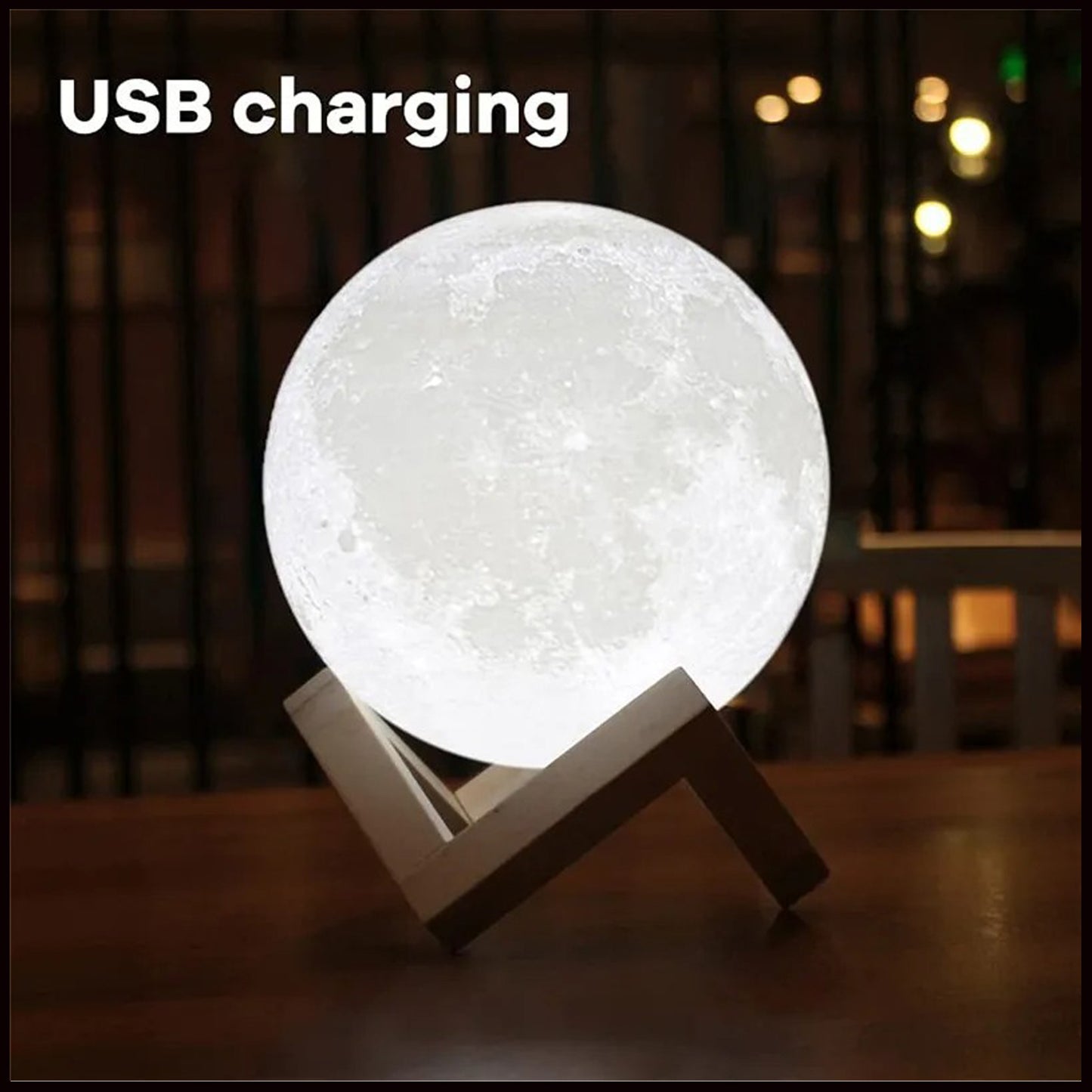 3D PRINT RECHARGEABLE MOON LAMP -16