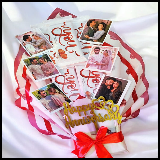 CHOCOLATE AND PICTURES BOUQUET - 4