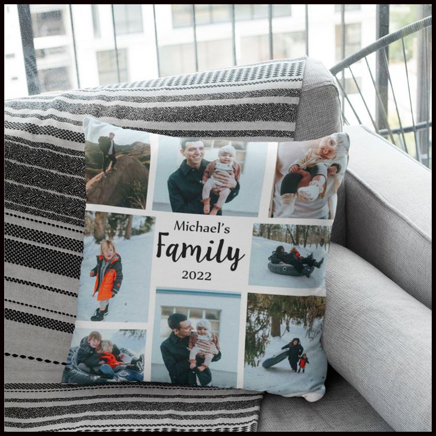 CUSTOMIZED CANVAS CUSHION