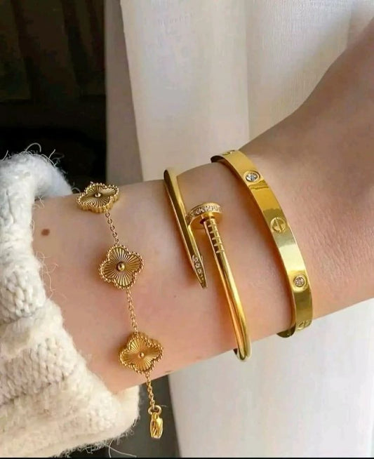 STAINLESS STEEL CARTIER BANGLE