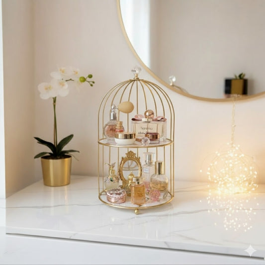 Elegant Birdcage Display Organizer